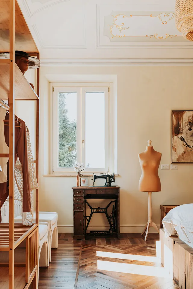 Schlafzimmer The Outfit im Maniero Montecassiano